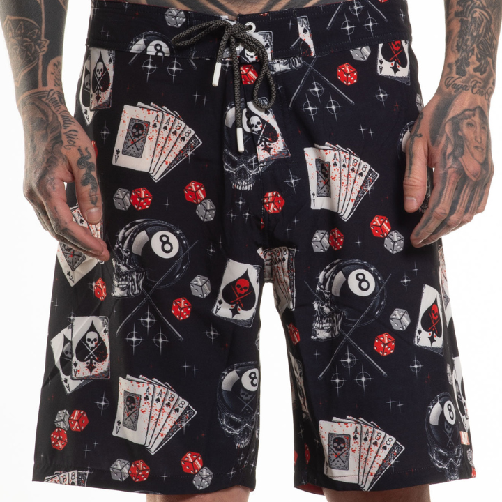 BOARDSHORT EIGHT BALL - BLK